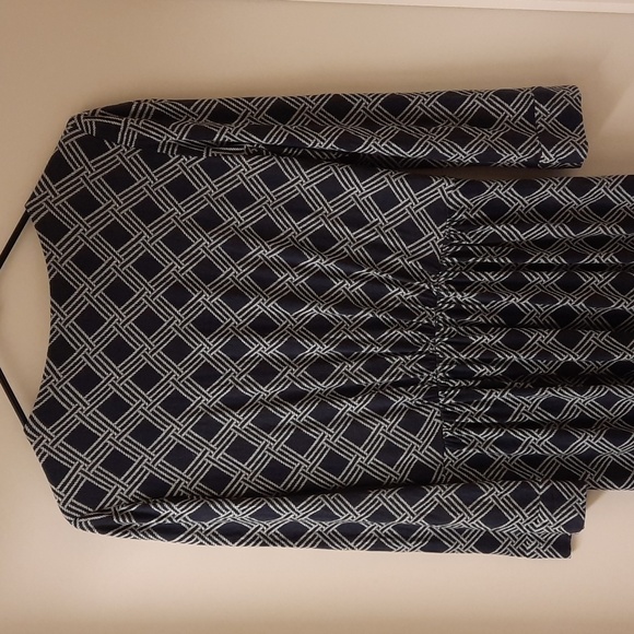 Milly of New York Vintage Blue and White Jersey Dress - Picture 7 of 10